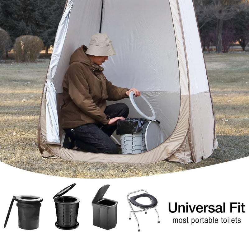 TRIPTIPS Biodegradable Portable Toilet Bags 8 Gallon｜40 Count Camping Toilet Bags for Portable Potty,Leak-Proof 100% Compostable Toilet Bags 5 Gallon Bucket，Toilet Waste Bags for Outdoors - Image 4